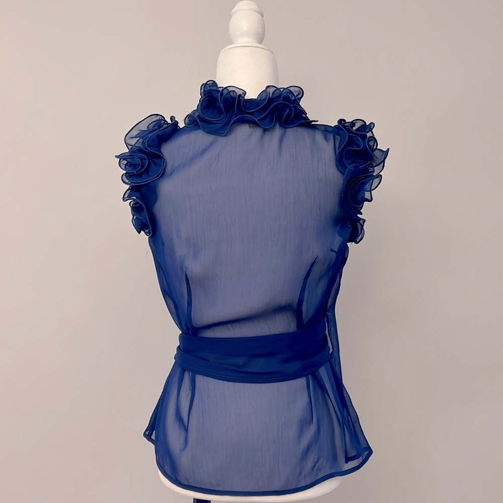 Daisy Royal blue blouse - Picture 2 of 4